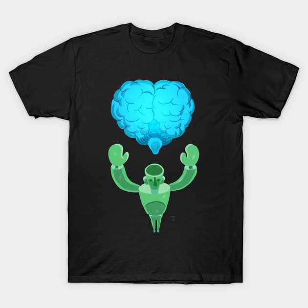 BRAIN POWER! T-Shirt by washburnillustration